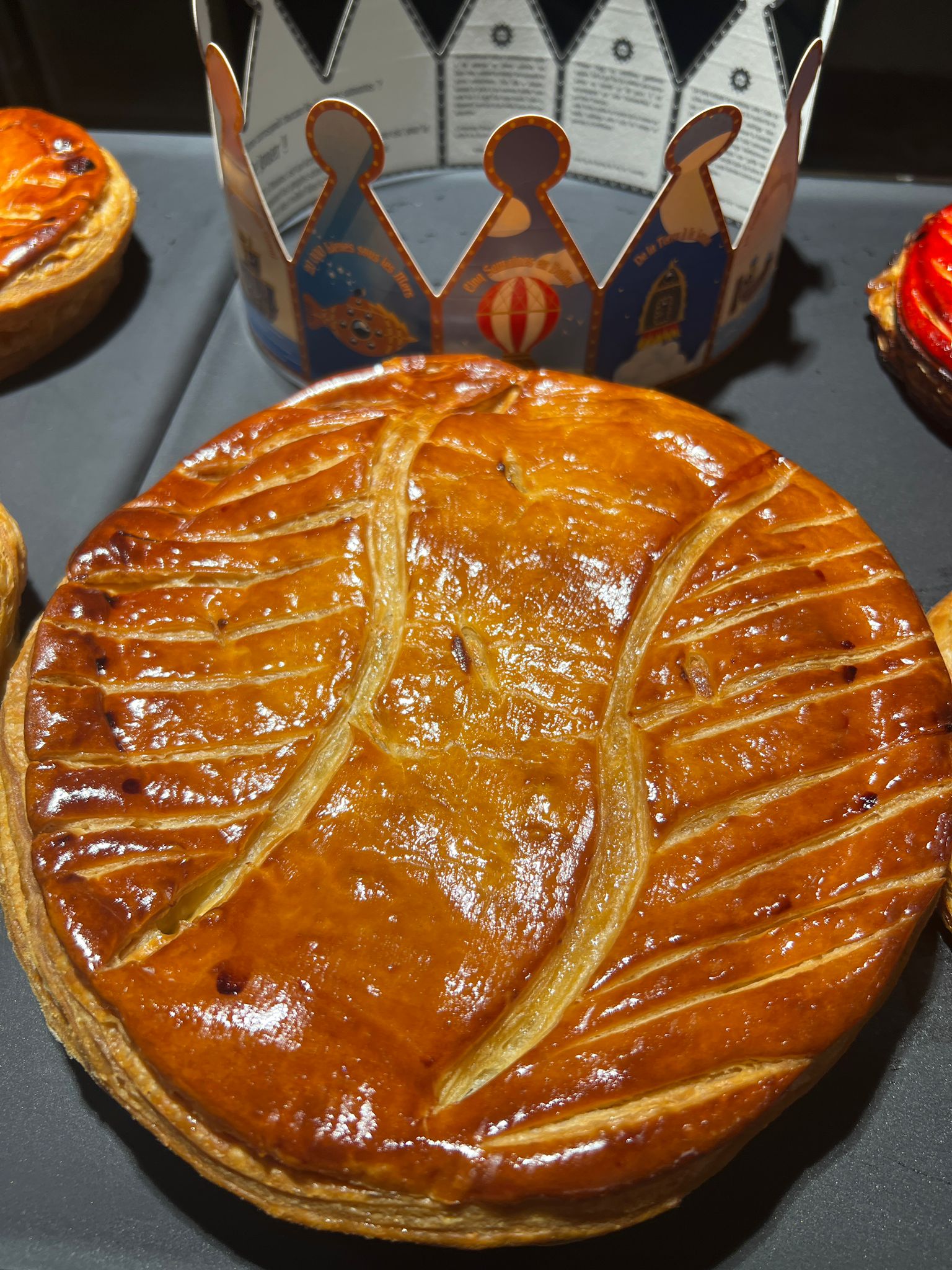 Galette poire/chocolat
