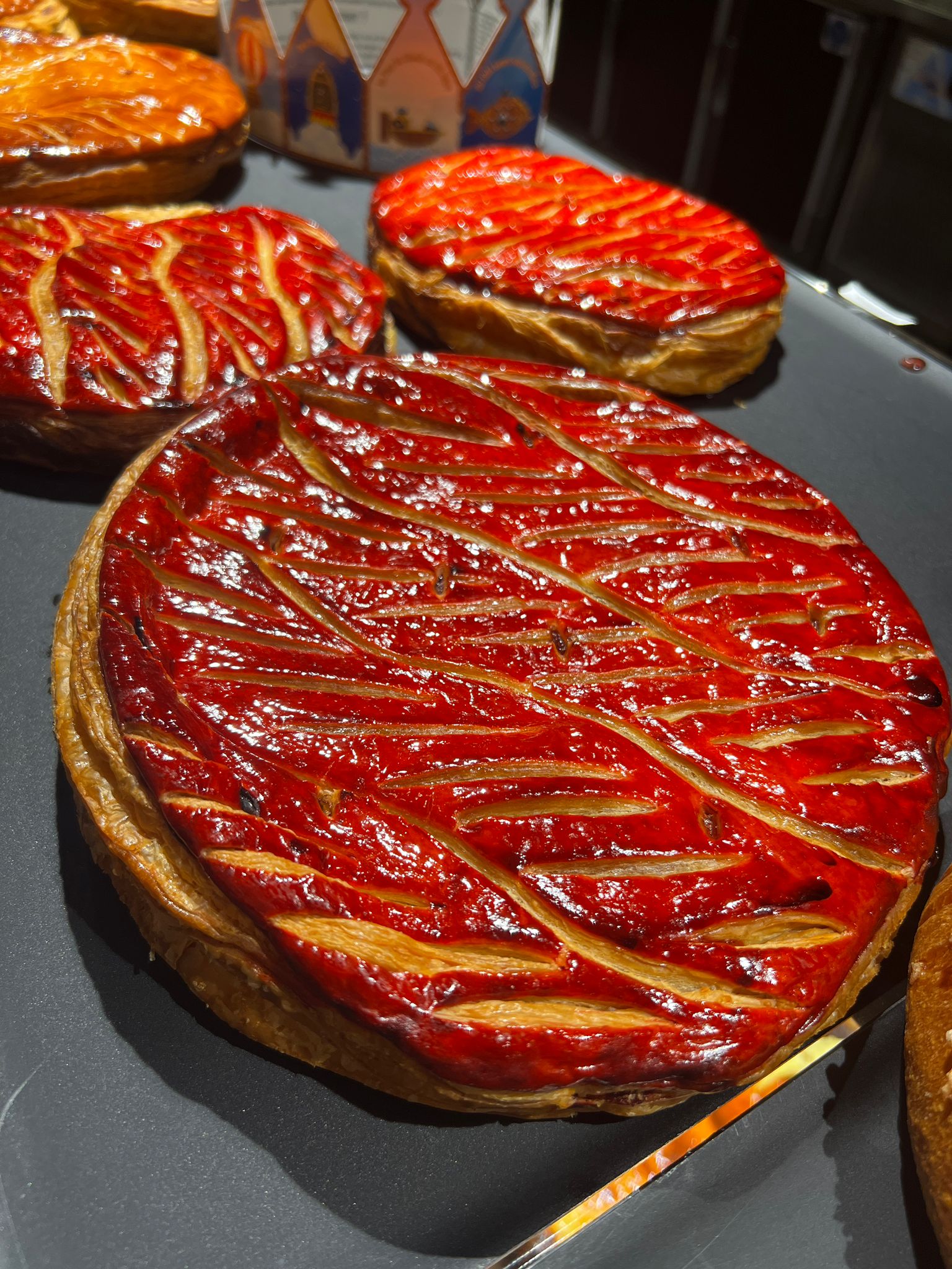 Galette framboise/crème pâtissière