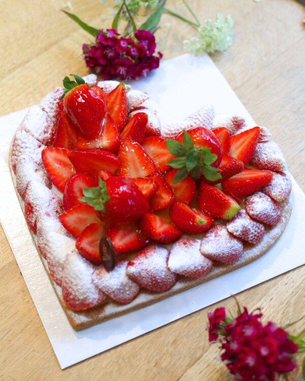 Cœur Fraise "la Fête des Mères" - 5/6 parts