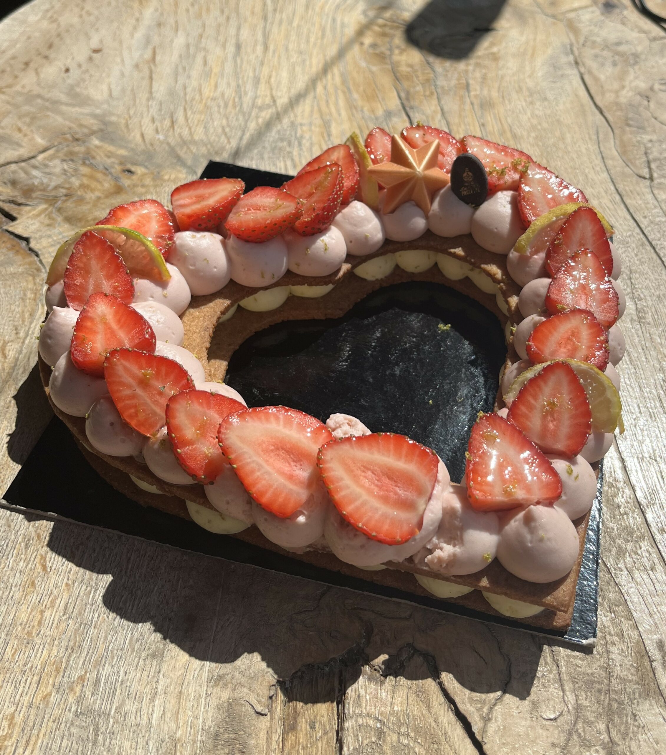 Cœur Fraise et Citron Vert